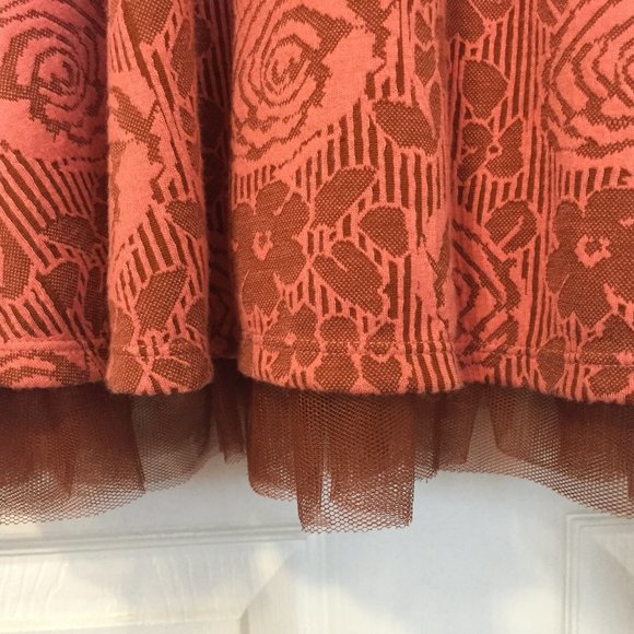 Free People Scoop Neck Dress with Tulle (Size S) - Picture 3 of 5